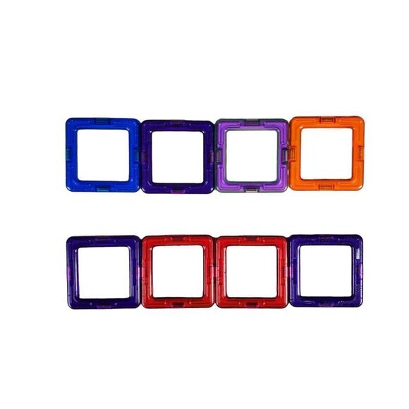 Lot of 21 Play Mags & Magformer Tiles Magnetic Shapes Building Blocks Learning - Picture 11 of 11